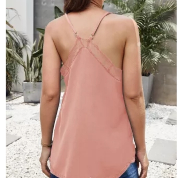 BLUSH Dusty Rose Lace v Chic Cami - Picture 3 of 8